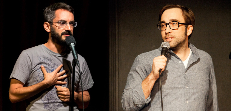 Myq Kaplan and Jim Tews